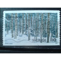 Швеция 1977 Европа, лес