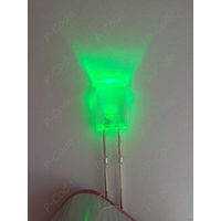 Светодиод прямоугольный 2х5х7 мм, сверхъяркий, зеленый
