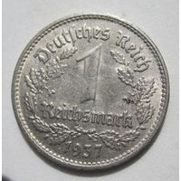 Германия 1 марка 1937 D  .22-91
