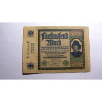 Германия Ro76 . 5000 марок 1922 г.  РЕДКОСТЬ