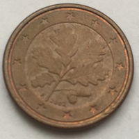 Германия, 1 евроцент 2002 (F)