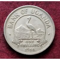 Уганда 1 шиллинг, 1966-1975