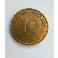 10 пфеннигоа 1989 G