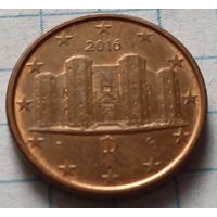 Италия 1 евроцент, 2016     ( 2-2-1 )