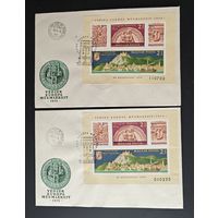 Венгрия   FDC блок 115 а и б  каталог 189 евро