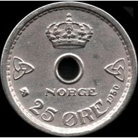Норвегия 25 эре 1950 г. КМ#384 (21-4)