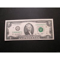2 доллара США 2009 г., D 06283627 A, XF