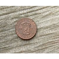 Werty71 Голландская Индия 1/2 цента 1945