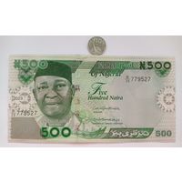Werty71 Нигерия 500 найра 2023 UNC банкнота