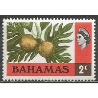 Багамы. Королева Елизавета II. Хлопковое дерево. 1971г. Mi#319.