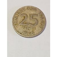Тринед и Тобаго 25 центов 1966 года .