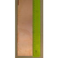Стеклотекстолит фольгированный односторонний 1 мм (80х395 мм), фольга- 50 мкм.