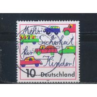Германия 1997 Безопасность детей в автопробках Детский рисунок #1954