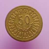 Тунис 50 миллимов 1960