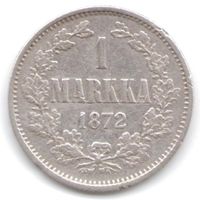 1 марка 1872 год (для Финляндии) _состояние VF/XF