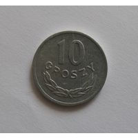 Польша - 10 грошей - 1969