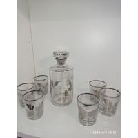 Набор графин со стаканами Богемия