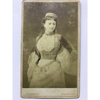 Фото Девушка  мода 19-й век.
