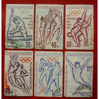 Чехословакия. Спорт. ( 6 марок ) 1964 года.