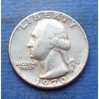 США квотер (25 центов)  1970
