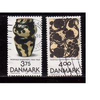 Дания-1996, (Мих.1136-1137) гаш., Искусство, Дизайнер