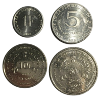 Бурунди набор монет (4 шт), 1980-2011 [UNC]