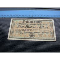 Германия 5000000 5 миллионов  марок 1923