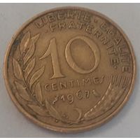 Франция 10 сантимов, 1967 (2-11-155)