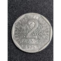 Франция 2 франка 1979г.