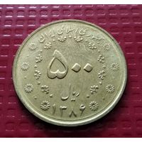 Иран 500 риалов 2007 г. #41110