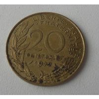 20 сантим Франция 1972 г.в.