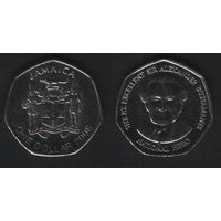 Ямайка km164 1 доллар 2008 год (стар.тип) (7угольная) (m102)