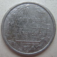Французская Полинезия 1 франк 1965 г. (gl)