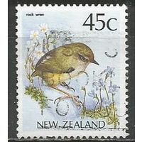 Новая Зеландия. Птицы. Скальный крапивник. 1991г. Mi#1183.