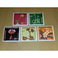 Малагаси (Мадагаскар) 1975 Флора. Цветы. Полная серия 5 марок