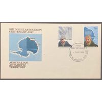 Конверт первого дня Австралия 1982г Australian Antarctic Territory