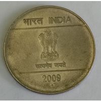Индия 2 рупии, 2009 Ноида (9-6-12)