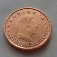 1 евроцент, Люксембург 2014 г., AU