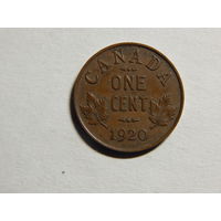 Канада 1 цент 1920г