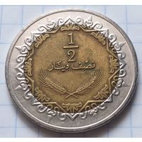 Ливия 1/2 динара, 2009       ( 5-3-3 )