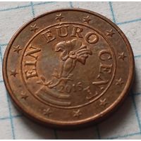 Австрия 1 евроцент, 2015     ( 2-2-4 )