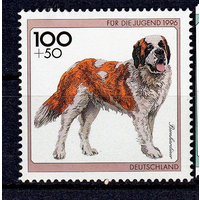 Германия ФРГ 1996 год Фауна Собаки