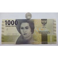 Werty71 Индонезия 1000 рупий 2016 UNC Банкнота