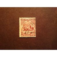 Австралия 1950 г.Столетие австралийской почтовой марки. /17а/