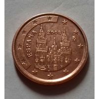 1 евроцент, Испания 2008 г.