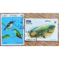 Куба. Животные, 2 марки