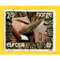 Марка -Норвегия - 1987 года - Современная архитектура