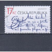 [603] Чехия 2008. Культура.Письменность.Европа.EUROPA. Одиночный выпуск. Гашеная марка.