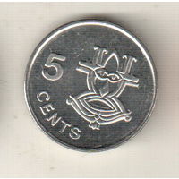 Соломоновы Острова 5 цент 1996