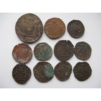 Копии сибирских монет 11 штук